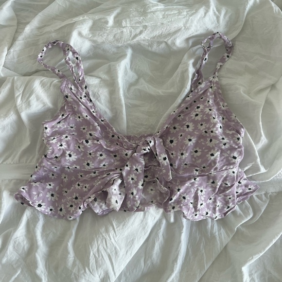 Floral crop top - Picture 2 of 3